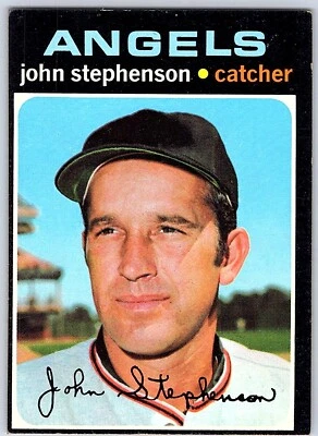1971 Topps #421 John Stephenson California Angels Baseball Card EX - Image 1 of 2