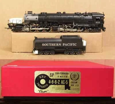 Key Imports HO Brass F/P Southern Pacific AC-5 4-8-8-2 #4110 Cab Forward Cst #21 - Image 1 of 4
