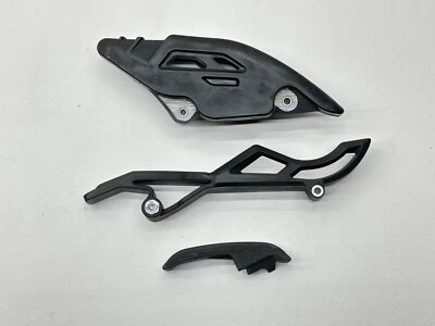 Nuevo 2024 Husqvarna FC450 Protector de Guía de Cadena Guías Deslizantes Goma Negra Dirt Bike Foto 1 de 3