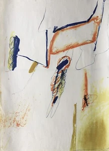 Horst Antes Lithografie nummeriert 39/100 signiert - Bild 1 von 4