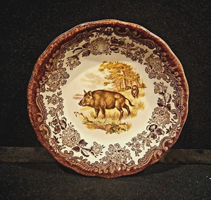 ROYAL WORCESTER GROUP PALISSY GAME SERIES 5 3/8" FRUIT DESSERT BOWL BOAR - Picture 1 of 2