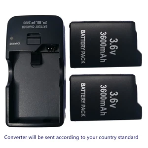 New 3.6V Rechargeable Battery Or Charger for Sony PSP-110 PSP-1001 PSP 1000 FAT - Picture 1 of 49