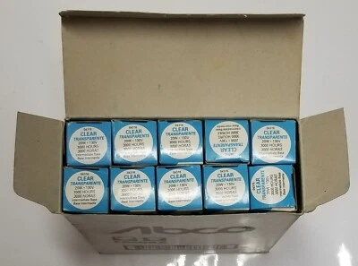 10 ABCO Tubular Style T6.5 20- Watt 130V Light Bulbs New - Image 1 of 4