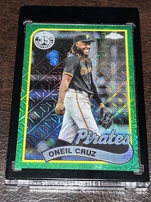 2024 Topps Update Chrome Green Silver Pack 35th Oneil Cruz #/99 T89CU-48 - Image 1 of 4
