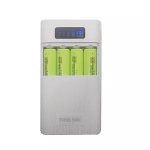 DIY Power Bank Case Battery Charger Storage Box Digital Display Fast Charging - Picture 1 of 21