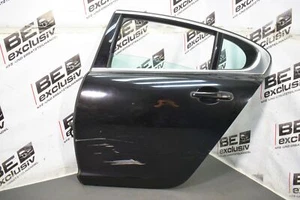 Jaguar XF X250 3.0d puerta trasera izquierda HL rear left door completo NEGRO - Imagen 1 de 12