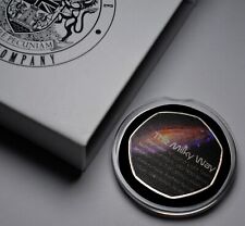 THE MILKY WAY GALAXY Full Colour Silver Commemorative in Gift Box. Space/NASA