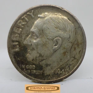 1947-S Roosevelt Silver Dime - #C46515NQ - Picture 1 of 2