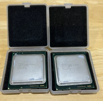 LOT OF 2 Intel Xeon E5-2630 Processor 6-Core 2.3GHz LGA 2011 SR0KV - Image 1 of 3