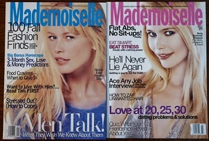 Lot Of (4) MADEMOISELLE Magazines-Gorgeous CLAUDIA SCHIFFER Covers MINT 1994-96 - Picture 1 of 2
