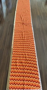 David Textiles Inc, Cotton Fabric Chevrons, Brown Red Yellow, 43x5.75yds; #8830 - Picture 1 of 9