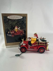 North Pole Volunteers Hallmark luz movimiento y sonido ornamento 1996 - Imagen 1 de 8