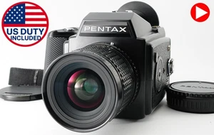 [Opt NEUWERTIG] PENTAX 645 Kamera SMC A 45mm F2.8 Objektiv + 120 220 Film Rückseite aus JAPAN - Bild 1 von 15