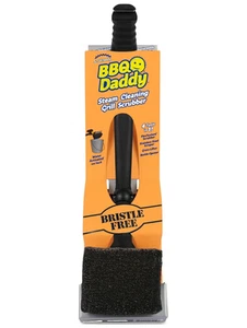Scrub Daddy BBQ Grill Brush Steam Clean Bristle-Free Scrubber with ArmorTec Mesh - Picture 1 of 11