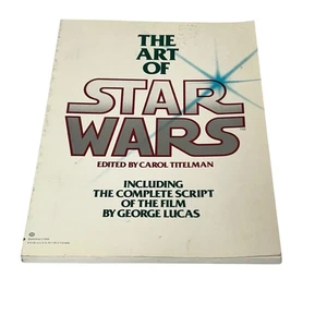 1st Ed HC The Art Of Star Wars Carol Titelman 1979 + Complete Film Script - Bild 1 von 11