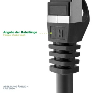 5x InLine® Patchkabel Slim, Cat.6A, S/FTP, TPE (LSZH) flexibel, PoE, orange, 3m - Bild 1 von 1