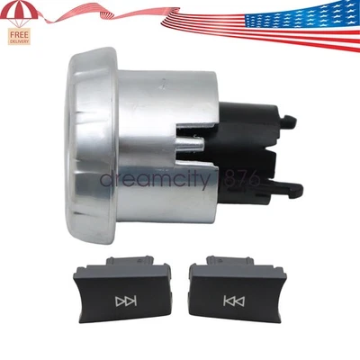 Kit de cubierta de botón de control de audio CD para Mercedes-Benz W212 Clase E 2009-2015 Foto 1 de 4