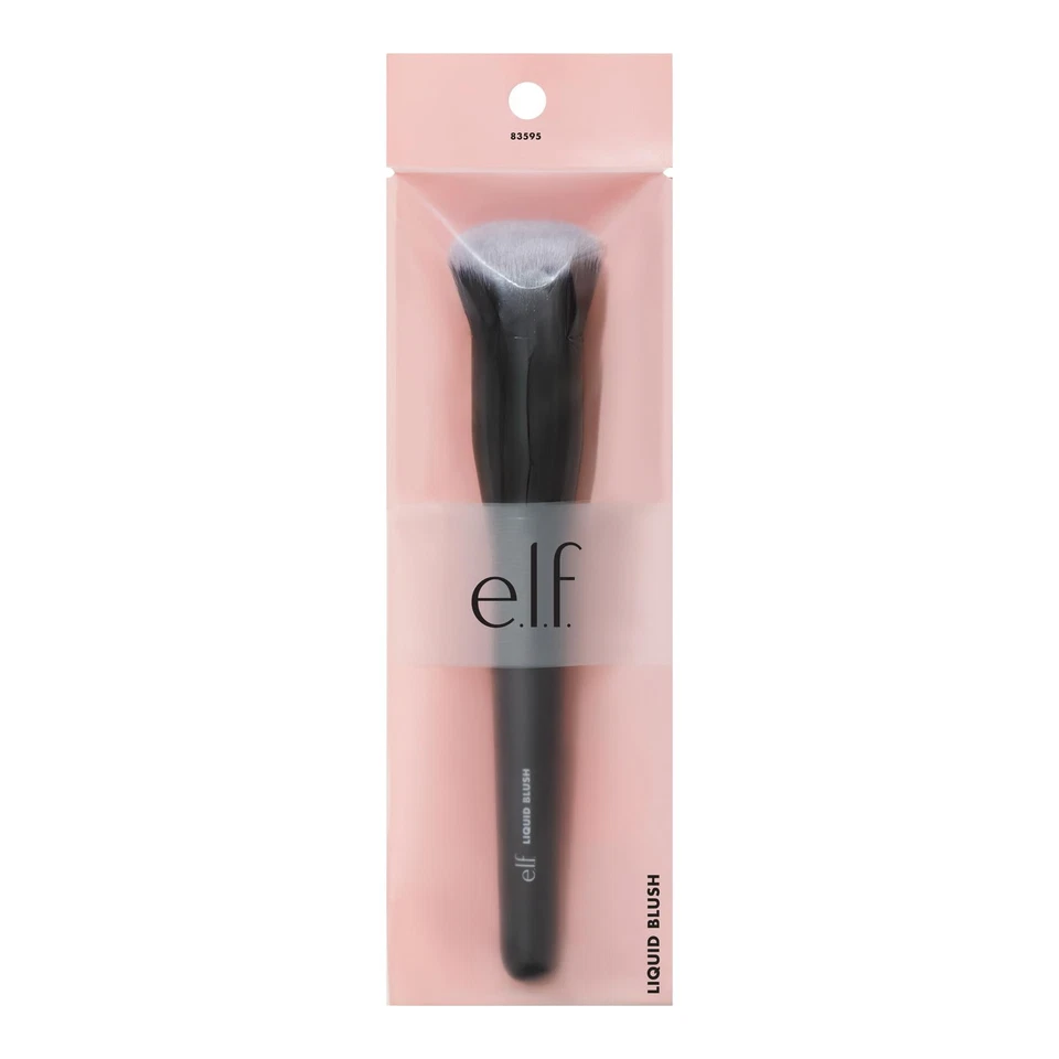 e l f Camo Liquid Blush Brush pennello da blush ad angolo ideale per applicare e - Immagine 1 di 4