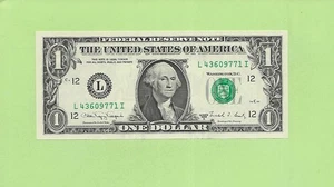 1988A ..UNCIRC 1 $ L 4360 9771 I .... 1988A 1 $ L-I NICE NOTE FRN - Bild 1 von 2