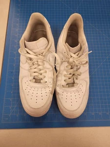 Nike Air Force 1 Low White Mens Size 12 Sneakers Shoes Athletic Fashion - Picture 1 of 9