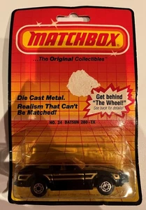 MATCHBOX DATSUN 280-ZX NO.24 Black NEW in BP MACAO 1983 - Picture 1 of 4