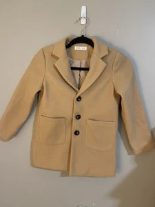 Shein Mädchen Trenchcoat Größe 8Y hellbraun gefüttert - Bild 1 von 7