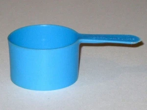 Vintage 1960s CHOCK FULL O' NUTS Coffee BLUE Advertising COFFEE SCOOP (Measurex) - Picture 1 of 4