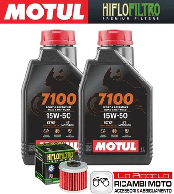 Cutting Kit 2 OIL [MOTUL] 7100 15w50 + FILTER Honda CRF 250 R 2013 2014 2015 - Image 1 of 4