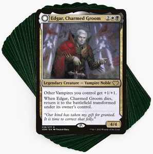 ***Custom Commander Deck*** Edgar, Charmed Groom - Vampires Lifegain - EDH Magic - Picture 1 of 7