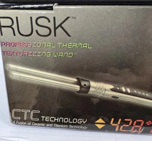 Rusk Pro 'Dual' 1/2" Barrels - Lockenstab Thermo Texturierstab - 30 Temps - Bild 1 von 24