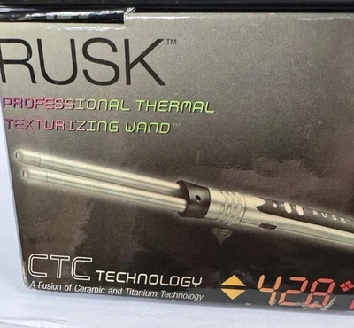 Barriles Rusk Pro 'Doble' 1/2"" - Varita texturizante térmica para rizador - 30 temperaturas Foto 1 de 4