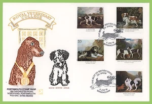 G.B. 1991 Dogs set on label Stuart  First Day Cover, Birmingham - Picture 1 of 1