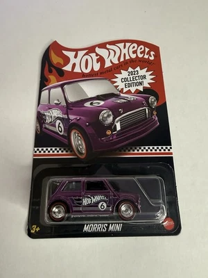 Hot Wheels 2023 Edición Coleccionista Morris Mini Cooper Target Mail en RLC Púrpura A Foto 1 de 2