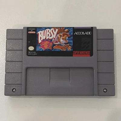 BUBSY - SNES Cartridge - Image 1 of 2