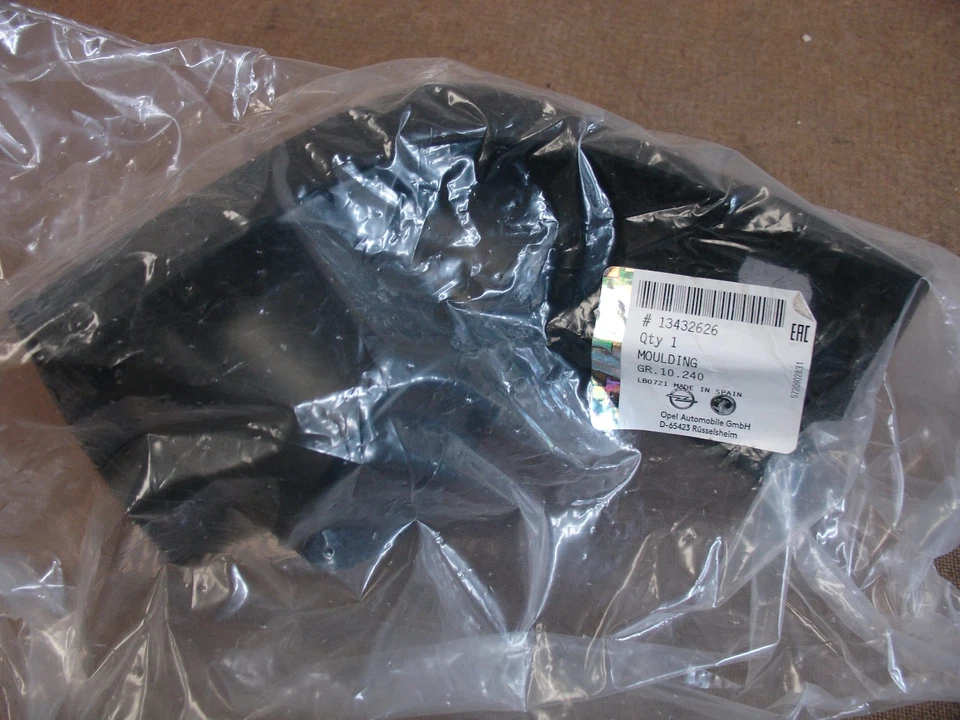 13432626 Cubierta de consola central trasera para Vauxhall Corsa E 2015-2019 Foto 1 de 2