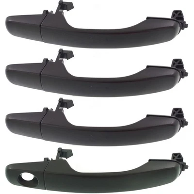 Exterior Door Handle Fits 2010-2017 Chevrolet Equinox Set of 4 Front and Rear Foto 1 de 4