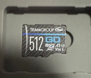 Tarjeta Micro SD TeamGroup Go Microsdxc UHS-I U3, V30, A1, 4K UHD de 512 GB - Imagen 1 de 2
