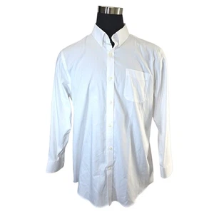 Lands' End Herren 17 1/2-33 Tailored Fit No Iron Supima Pinpoint Hemd - Bild 1 von 10