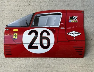 WOW!!! 1967  330  P4 Race Car Style Sign 412P - Image 1 of 4