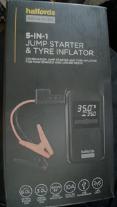 Halfords Advanced 5-in-1 Jump Starter & Tyre Inflator. 191211. Rechargeable. 10A - Picture 1 of 6