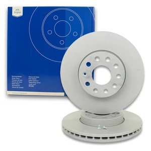 2x Original ATE Bremsscheibe Ø288mm Vorne passend für VW GOLF V (1K1) 1.4 - Bild 1 von 7