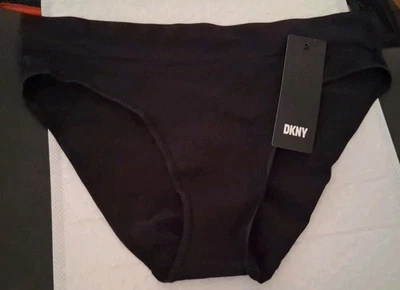 DKNY Ropa Interior Mujer Bikini Mediano Negro 1 Par Foto 1 de 2