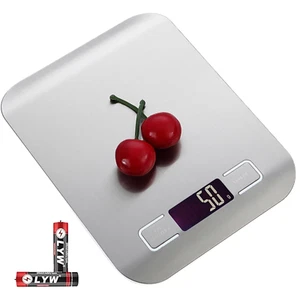Food Kitchen Scale, 11 Lb Digital Kitchen Scales ,Digital Grams and Ounces for W - Picture 1 of 12