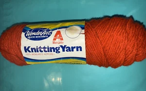 Vintage WonderArt Yarn - KNITTING YARN - #725 Rust - 3oz Made In USA - Picture 1 of 5