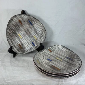 Vintage Steuler ceramic 4176 dessert plates 4pc 3x18cm diameter Germany - Picture 1 of 8
