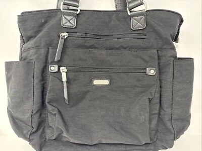 Bolso de Mano Baggallini Negro Ligero Viaje Doble Asa Foto 1 de 4