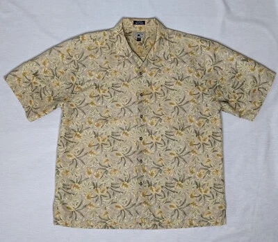 Vintage Cutter and Buck Button Up Shirt Mens XL Multicolor Linen, Cotton - Image 1 of 4