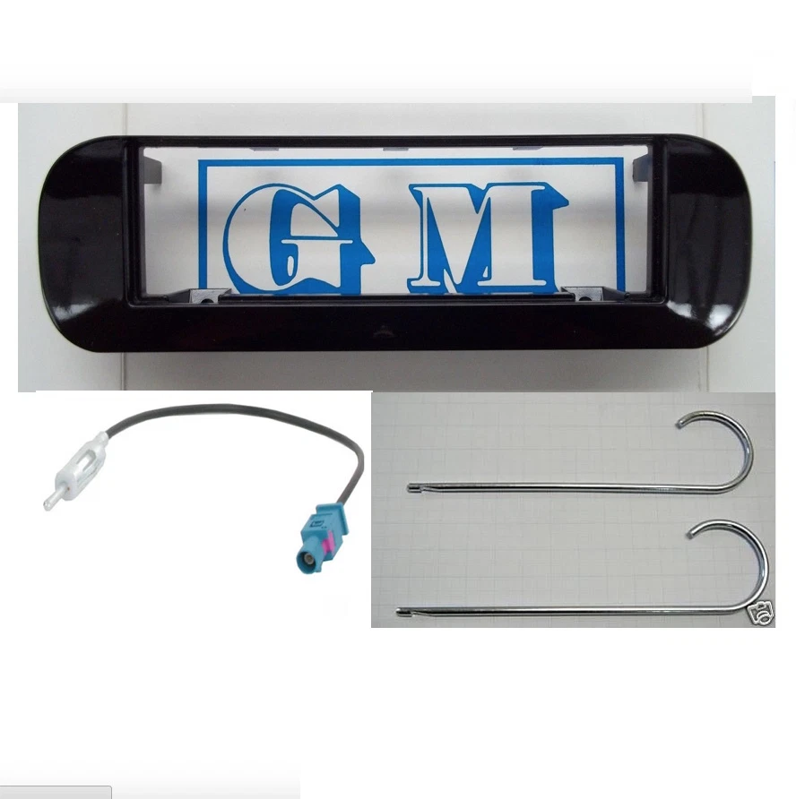 Panneau Set Support Radio car 1 din ( Iso ) Fiat Panda à Partir De 2012 N. Polie - Photo 1/1