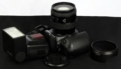 Minolta Alpha 303si Super AF 35mm Film SLR c/w AF 24-85/3.5-4.5 Lens & 3600 Kit - Image 1 of 4