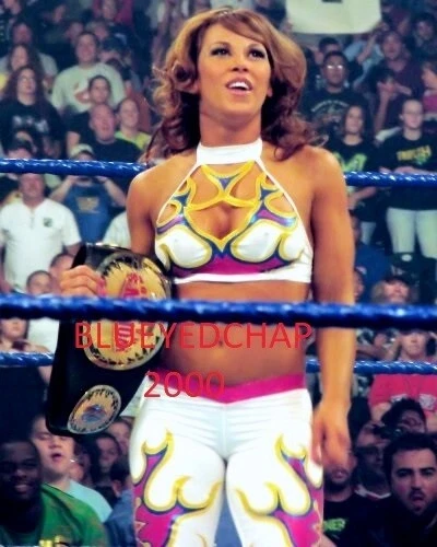 FOTO DE LUCHA LIBRE MICKIE JAMES CHICA LUCHADORA 8 X 10 WWF TNA Foto 1 de 1